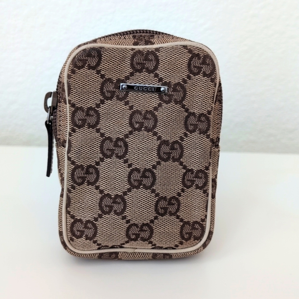 GUCCI Pouch GG Monogram Canvas